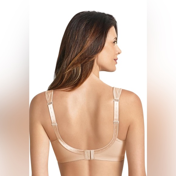 NWT Anita Care Safina Embroidered Mastecomy Softcup Bra #5349X in Nude/skin 42C - Picture 2 of 14